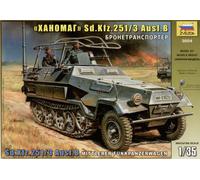 1:35 Zvezda Sd.Kfz.251/3 Ausf.B Radio Car Kit Z3604 Modellino