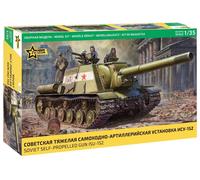 1:35 ZVEZDA Soviet Self-Propelled Gun Isu-152 Kit ZS3721