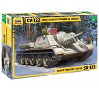 Zvezda Kit in plastica 1:35 Su-122 semovente sovietico WWII ZS3691