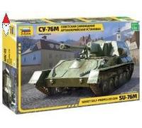 Zvezda – Kit modellismo Semovente SU-76M sovietico 1:35 1945 ZS3662
