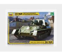 1:35 ZVEZDA Tank Su-76M Soviet Self Propelled Gun Tank Military 1945 Kit ZS3662