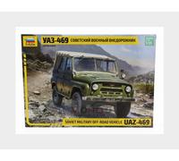 Uaz 469 Soviet Military Off-Road Vehicle 1:35 Plastic Model Kit ZVEZDA