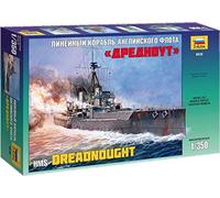 Dreadnought WWII Battleship Plastic Kit 1:350 Model ZVEZDA