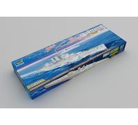 HMS Exeter Battleship 1:350 Plastic Model Kit TRUMPETER