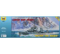 1:350 Zvezda Ger.Destroyer Z-17 Diether V.Roede Kit Z9043 Modellino