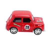 1:36 Modello di Auto in Lega in Scala, Mini Metal Collectible Giocattolo in Stile Vintage con Porte di Apertura, per la Decorazione e la Collezione degli Uffici per la Casa (Rosso)