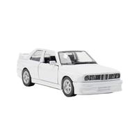 1/36 per M3 Modello di auto in lega Pressofusione in La porta può essere aperta Tirare indietro (Batterie non incluse)(White)