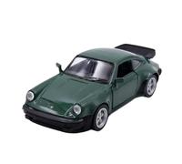 1:36 Per Porsche 911 Turbo Con Luce Silenziosa Modellino Di Auto In Lega Di Metallo Pressofuso Per Collezione(verde)