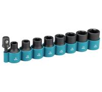 1.3cm Impact Presa Set Con 0.6cm Adattatore, 9 Pezzi - B-54645
