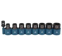 1.3cm Impact Presa Set Con 0.6cm Adattatore, 9 Pezzi - E-16645