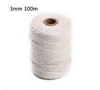 1-3mm Cotone Cavo Corda Thread Filo Uncinetto Macrame Cordoncino DIY Rotolo 2019