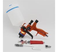 1.3MM Spray con regolatore 'aria e filtro 'aria Vernice a base d'acqua Spray for aerografo Vernice professionale Spray for vernice(Blue)
