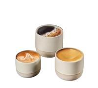 1/3pc Ceramic Coffee Cup Handmade Round Tea per Caffè(3pc-mix)