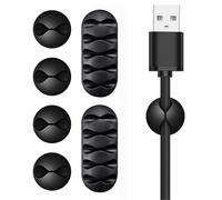 1/3pcs Clip cavo USB Organizzatore di caricatore rotondo Clip del caricatore rotondo scrivania Tidy Management Filo Adesivo Assicatore Assicatore nel Ministero degli Interni Home Office(Gold)
