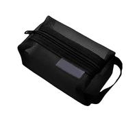 1/3PCS Mesh Bag Portatile Portatile Bagno A Mano di Stoccaggio Cosmetici Tasca Bagno A5X8 Nero Bagno Fitness Bag