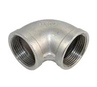 1/4" 1/2" 3/4" 1"1-1/2" 2" Elbow 90 Degree Angled F/F Stainless Steel SS304 Threaded Pipe Fittings Reducer Plumbing connection,3/8"