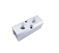 1/4 1/2 Divisore d'aria Multi-tubo Scarico Distributore pneumatico Blocco collettore di derivazione Raccordi for tubi multilinea dritti(2-SET)