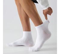 1/4/10/20 Paia di calze in puro cotone da uomo, calze comode a metà polpaccio, unisex, adatte per tutte le stagioni, perfette per sport e uso quotidiano Due paia, uno bianco e uno nero, taglie 36-45,N