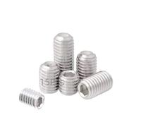 1/4-20 Viti a testa incassata, 304 in acciaio inox UNC, 15 pezzi in acciaio inox esagonale esagonale set di viti senza testa concava, punta interna esagonale cono (1/4-20 * 3/4)