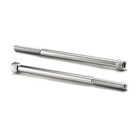 1/4-20 x 6 viti a testa cilindrica, 10 pezzi in acciaio inossidabile 304 18-8, attacco esagonale, parzialmente filettato, finitura lucida di SG TZH (con chiave esagonale)