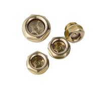 1/4" 3/8" 1/2" - 2" M10/12/14/16/20-60 Metrico Maschio Ottone Livello Olio Vista Finestra di Vetro Uso In Macchina Tornio Compressore D'aria (2 BSP_10-01)