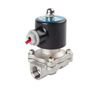1/4" 3/8" 1/2" 3/4" 1" 1-1/2" BSP Female 12V 24V 110V 220V 304 Stainless Electric Solenoid Valve Normally Closed Pneumatic(3/4",BSPT FEMALE_DC12V)