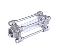1/4" 3/8" 1/2" 3/4" 1" 1-1/4" 1-1/2" 2" Femmina Indicatore di flusso Vetro spia Diop(NPT FEMALE_3/4")