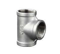 1/4" 3/8"1/2"3/4" 1"1-1/4" 2" Elbow 3way 4way Threaded Pipe Fitting Coupler Stainless Steel 304 BSP Joint Overview Adapte,16,1"