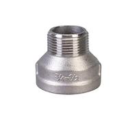 1/4" 3/8"1/2"3/4" 1"1-1/4" 2" Elbow 3way 4way Threaded Pipe Fitting Coupler Stainless Steel 304 BSP Joint Overview Adapte,Grey,1,1/2"