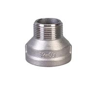 1/4" 3/8"1/2"3/4" 1"1-1/4" 2" Elbow 3way 4way Threaded Pipe Fitting Coupler Stainless Steel 304 BSP Joint Overview Adapte,10,1,1/2"