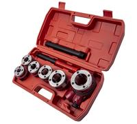 1/4 ", 3/8", 1/2 ", 3/4", 1 ", 1-1 / 4" Pipe thread Ratcheting Pipe Threader Kit