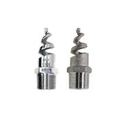 1/4" 3/8" 1/2" 3/4" 1" - 2" BSPT Male Spiral Cone Atomization Misting Spray Nozzle Sprinkler 304 Stainless Steel Home Garden(No-Polishing,SUS 304_1")