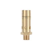 1/4" 3/8" 1/2" 3/4" 1" Filettatura Maschio Valvola di Sicurezza in Ottone Valvola di Scarico della Pressione for Compressore(1 Male Thread,0.7-1.0MPa)