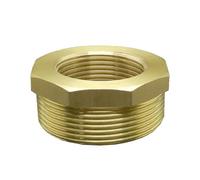 1/4" 3/8" 1/2" 3/4" 1" NPT BSPT Maschio Femmina Boccola Riduttore Raccordo for tubo in ottone Connettore Accoppiatore Acqua Gas Olio Manometro(Male To Female 1l2 NPT - 1l4 NPT)