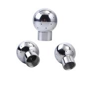 1/4" 3/8" 1/2'' 3/4'' 1''Filettatura femmina in acciaio inox 304 Sfera di pulizia del serbatoio sanitario fisso rotante ugello a sfera (tipo fisso, 3/8")