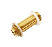 1/4" 3/8" 1/2" 3/4" BSP Male Full Therad Brass Pipe Fitting Tank Jointer Connector,BSP3I4 L 80mm