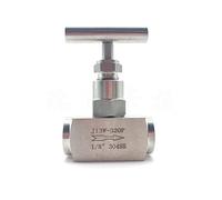 1/4 "3/8" 1/2" BSP Acciaio inossidabile ad alta pressione femmina 304 Spegnere la valvola globale dell'ago J13-320p Controllo del flusso della gru(1/8")