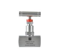 1/4" 3/8" 1/2" BSP NPT Female High Pressure 304 Stainless Steel Shut Off Needle Globe Valve J13-320P Crane Flow Control(1/4",BSP)