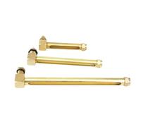 1/4" 3/8" 1/2" M10 M12 M14 M16 Vetro Lunghezza 80/100/125/150/200 mm Ottone Indicatore di Livello Olio Liquido Torni 1 pezzo (150 mm, 3/8")