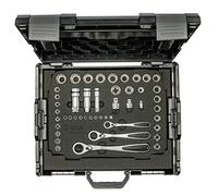 1/4 + 3/8 + 1/2" Steckschlüssel-Garnitur in Sortimo L-Boxx 102 | No.3992 | 47-tlg. | WGB