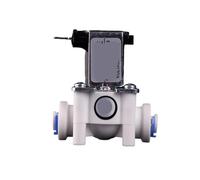 1/4 '' 3/8 '' OD PE Tubo di plastica NC Elettrovalvola 24 V DC Regolatore elettrico Collegamento rapido del tubo for il di infiltrazione 'acqua RO(1/4")