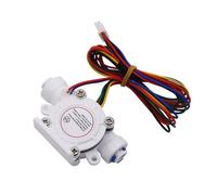 1/4 "3/8" Sensore di flusso d'acqua TDS a spina rapida Sensore Hall da 1.75MPa Tubo in PE Misuratore di portata a turbina DC5~18V Sensore di controllo della qualità dell'acqua(3/8",6 wire)