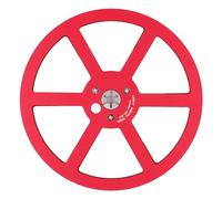 1/4 3 pollici a nastro vuoto in lega di alluminio professionale in alluminio 6 fori aperti bobina sound nastro per aprire la parte della macchina (Rosso)
