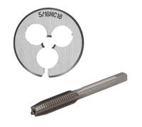 1/4" -5/8" UNC Rubinetto & Die Conico in acciaio al tungsteno e 38 mm Split Die