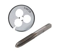 1/4" - 5/8" UNF Rubinetto & Die Conico in acciaio al tungsteno e 38 mm Split Die