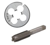 1/4" - 5/8" UNF Rubinetto & Die Conico in acciaio al tungsteno e 38 mm Split Die