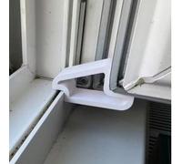 1/4/5 pezzi Fermaporta e fermafinestra | Set di strisce ammortizzanti anti-urto e serratura per binario durevole, adatto per divisori da balcone, ventilazione e protezione della privacy | Facile insta