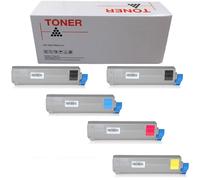1 4 5 TONER COMPATIBILE NON ORIGINALE PER OKI C822 BK C M Y KIT 7000 pagine