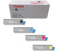 1 4 5 TONER COMPATIBILE NON ORIGINALE PER OKI C822 BK C M Y KIT 7000 pagine