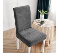 1/4/6 Pezzi Coperture per sedia con motivo a pianta tropicale stile minimalista per il soggiorno Tagli Unica,4 PCS,6 PCSPiantePoliestere